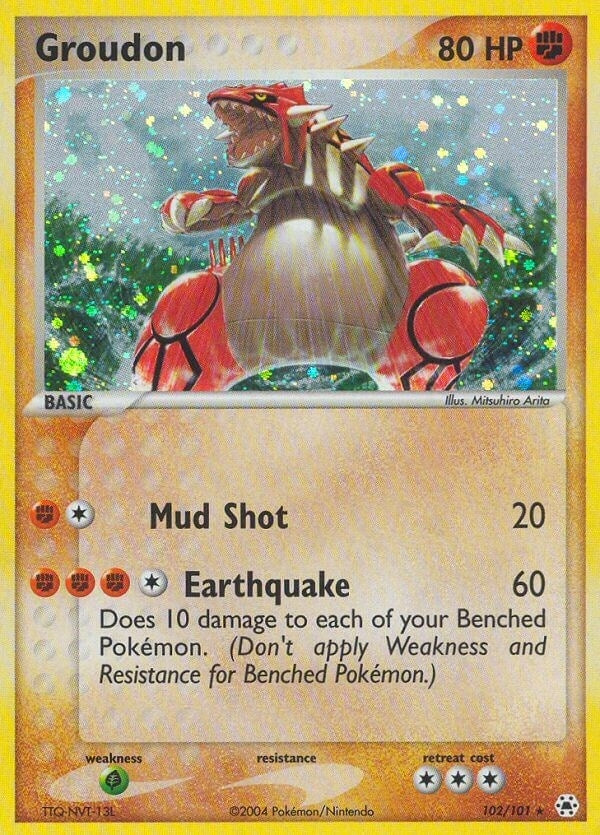 Image for Groudon (102/101) (EX Hidden Legends) (HL) - Pokemon