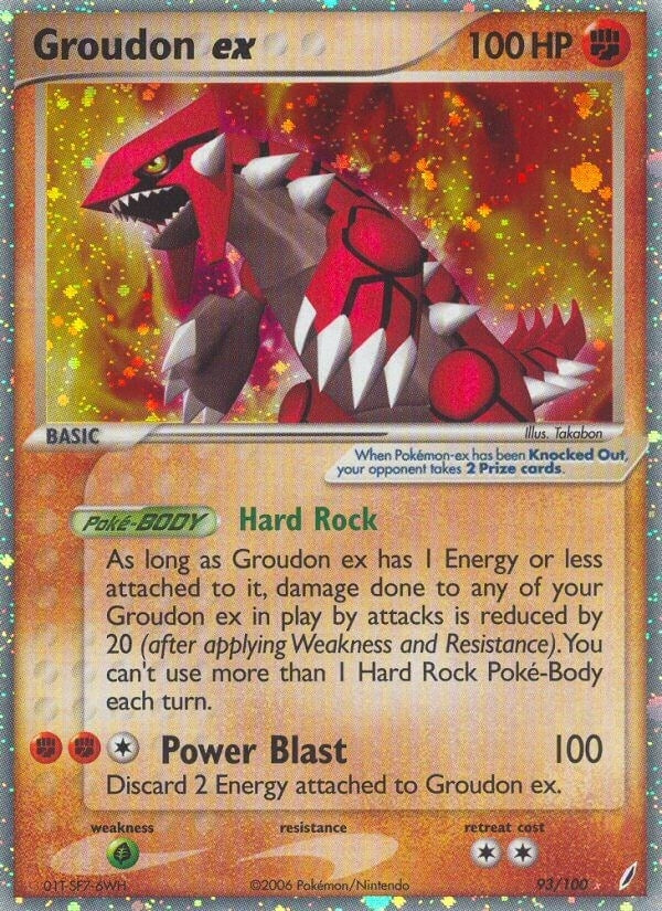 Image for Groudon ex (93/100) (EX Crystal Guardians) (CG) - Pokemon