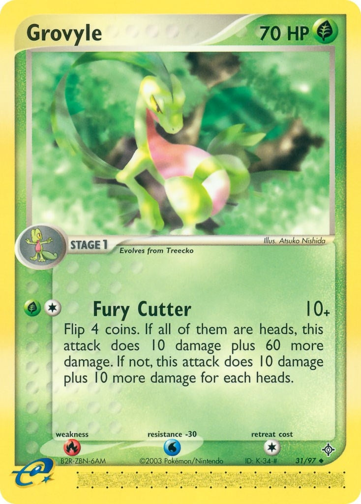 Image for Grovyle (31/97) (EX Dragon) (DR) - Pokemon