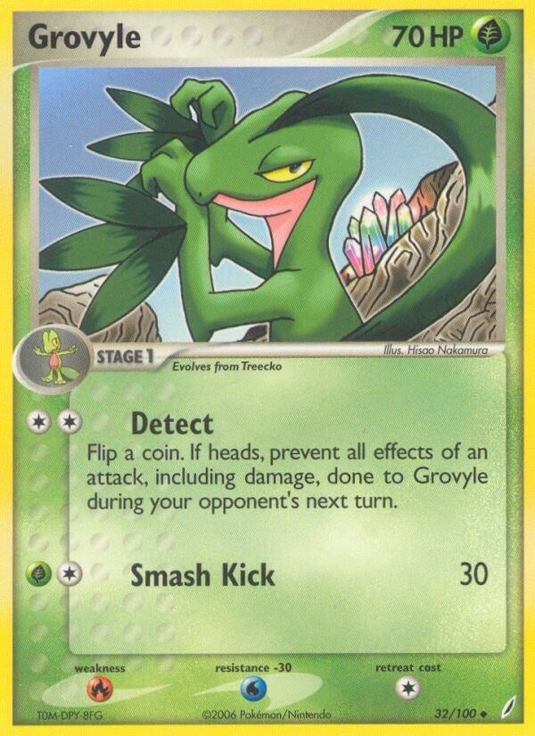 Image for Grovyle (32/100) (EX Crystal Guardians) (CG) - Pokemon