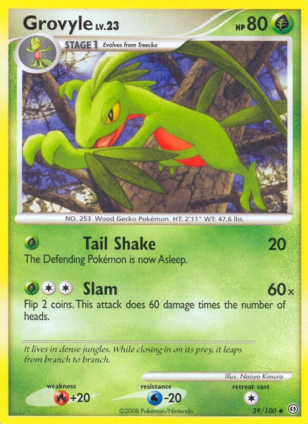 Image for Grovyle (39/100) (Stormfront) (SF) - Pokemon