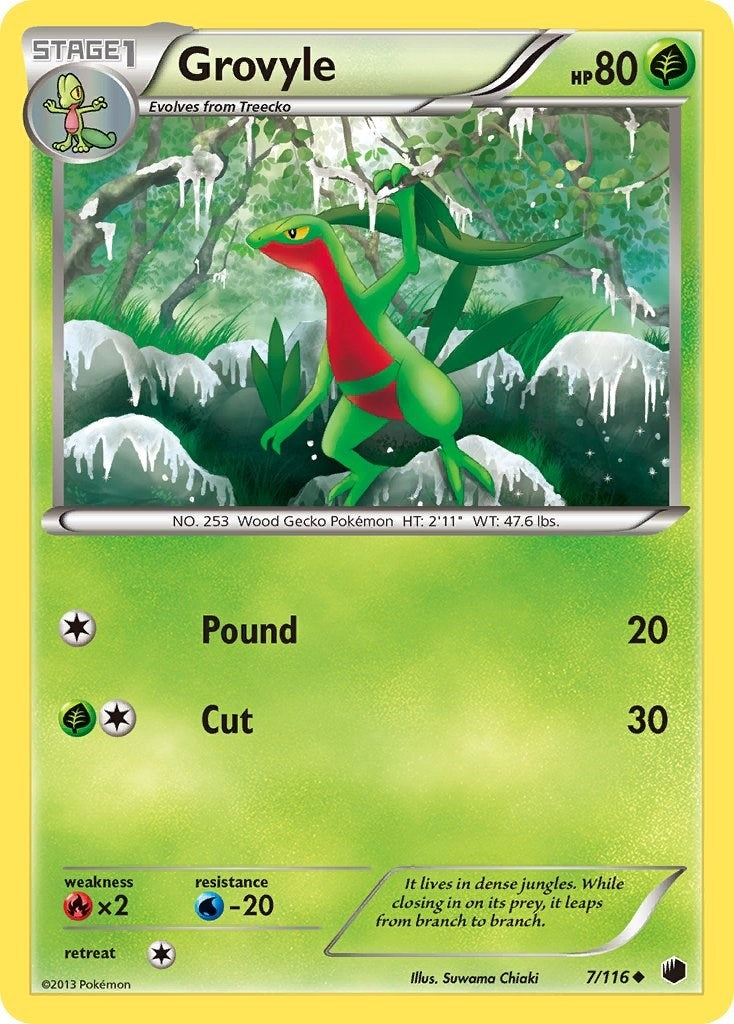 Image for Grovyle (7/116) (Plasma Freeze) (PLF) - Pokemon