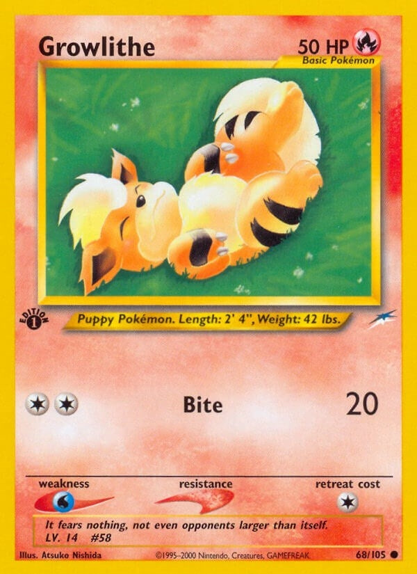 Image for Growlithe (068/105) (Neo Destiny) (N4) - Pokemon