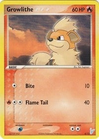 Image for Growlithe (4/12) (EX Trainer Kit 2: Plusle & Minun) (PR) - Pokemon
