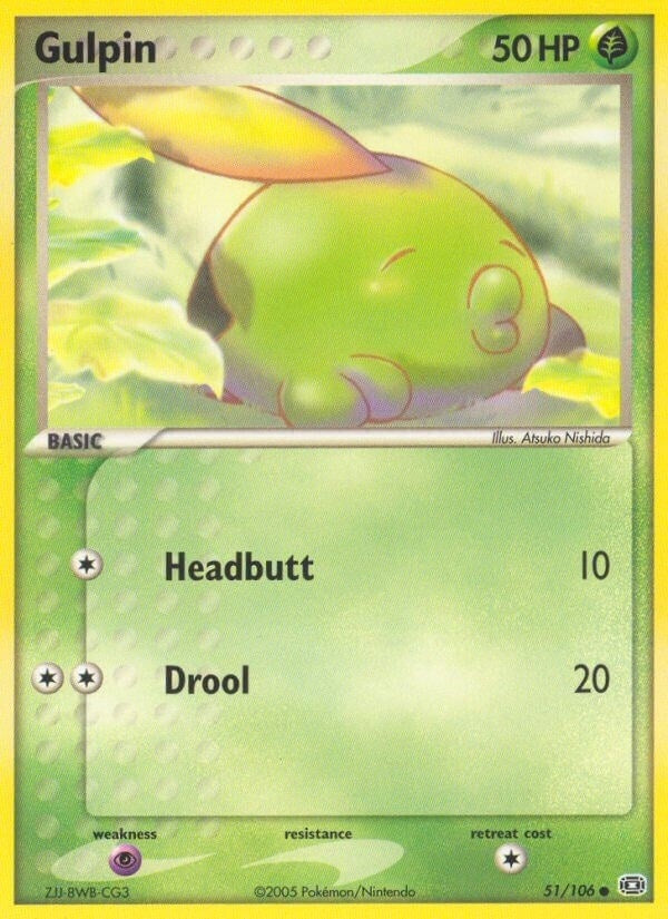 Image for Gulpin (51/106) (EX Emerald) (EM) - Pokemon