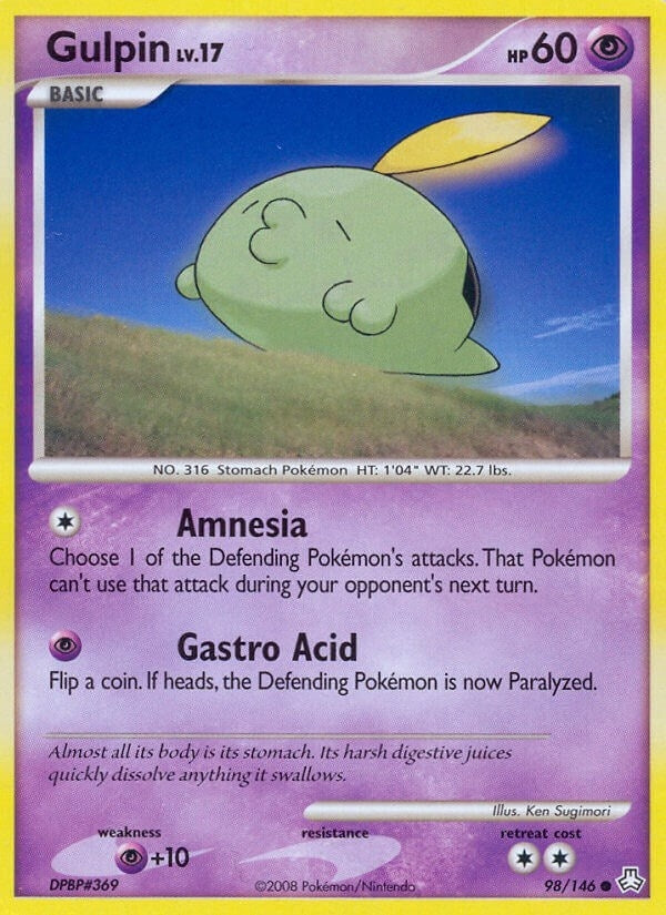 Image for Gulpin (98/146) (Legends Awakened) (LA) - Pokemon