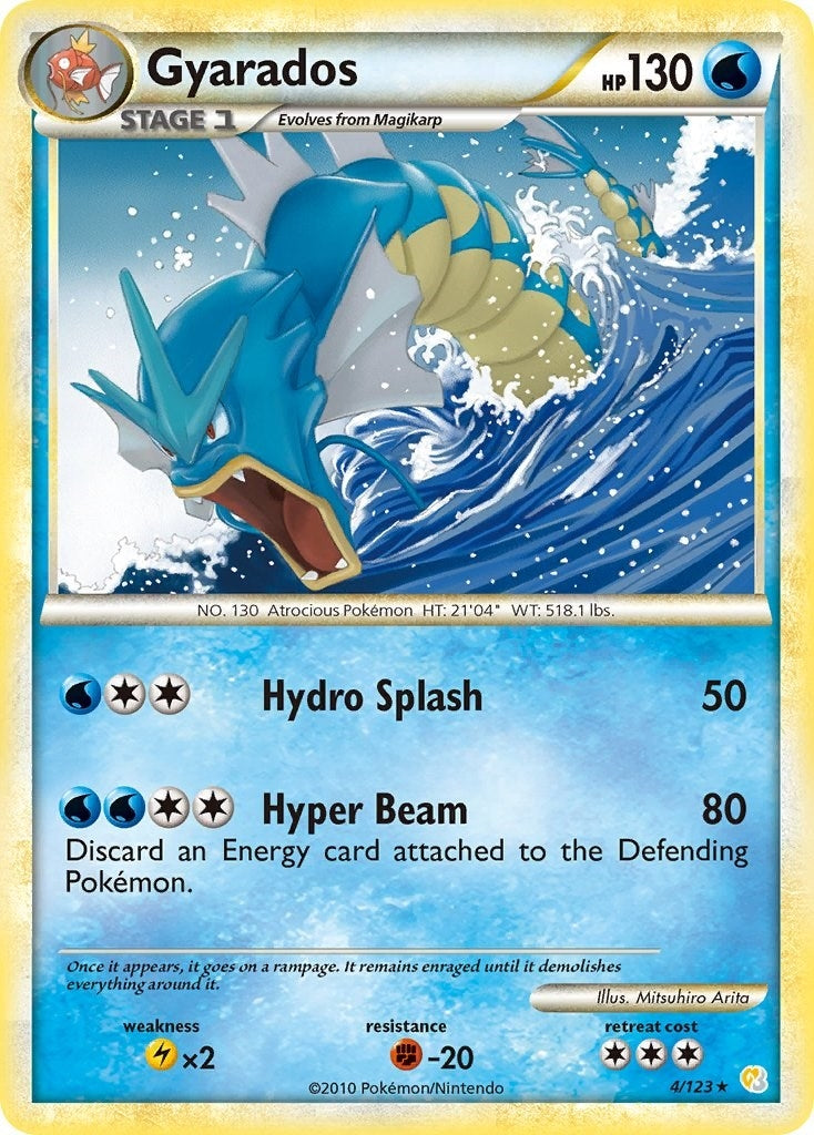 Image for Gyarados (4/123) (HeartGold SoulSilver) (HS) - Pokemon