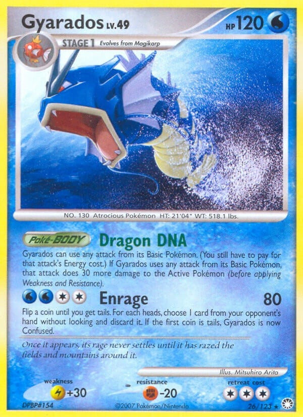 Image for Gyarados (26/123) (Mysterious Treasures) (MT) - Pokemon