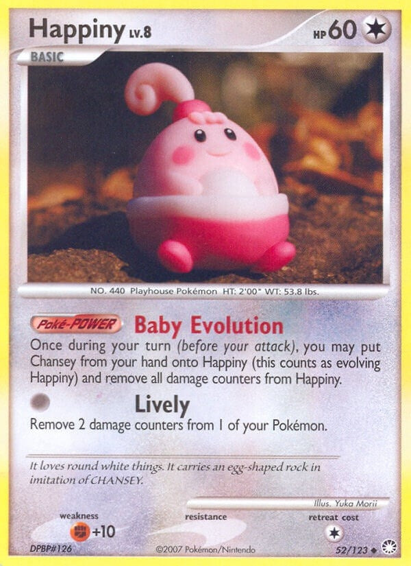 Image for Happiny (52/123) (Mysterious Treasures) (MT) - Pokemon