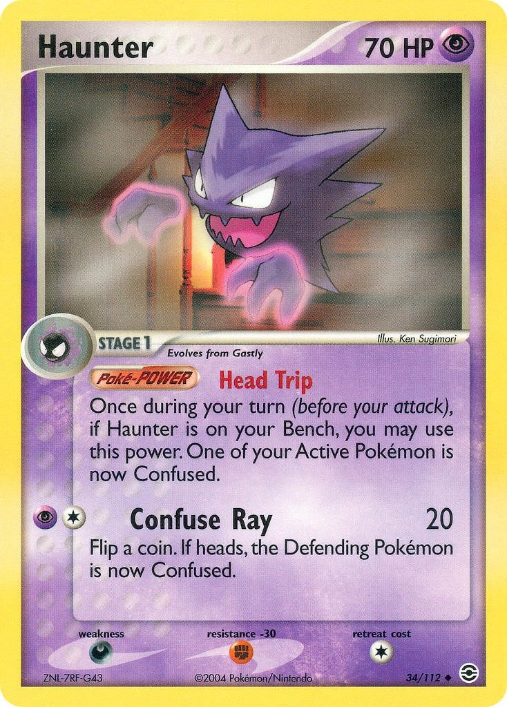 Image for Haunter (34/112) (EX FireRed & LeafGreen) (RG) - Pokemon