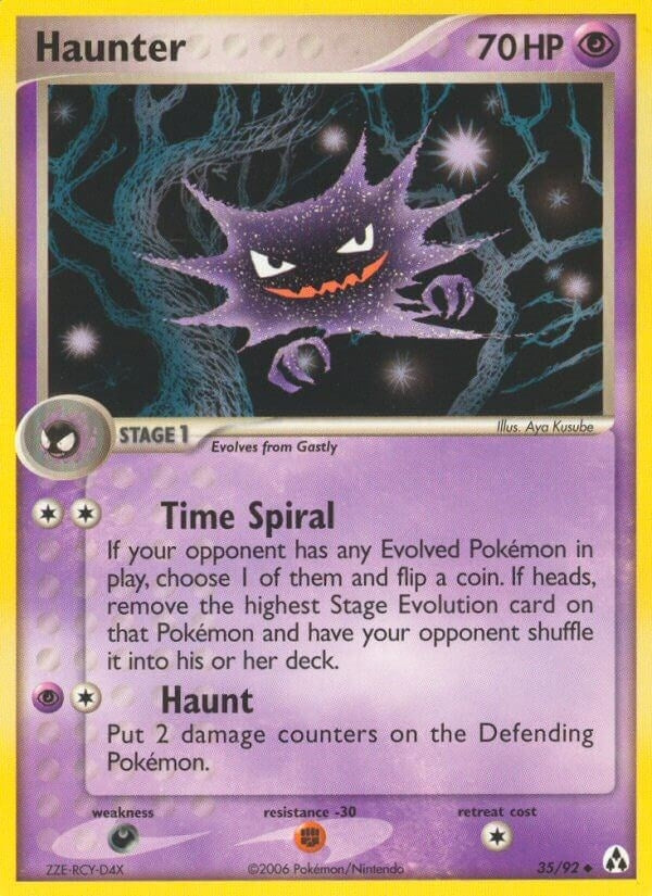 Image for Haunter (35/92) (EX Legend Maker) (LM) - Pokemon