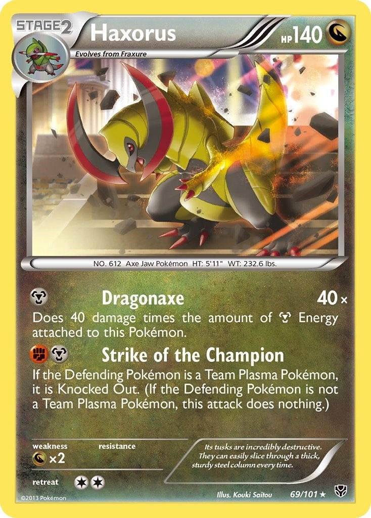 Image for Haxorus (69/101) (Plasma Blast) (PLB) - Pokemon