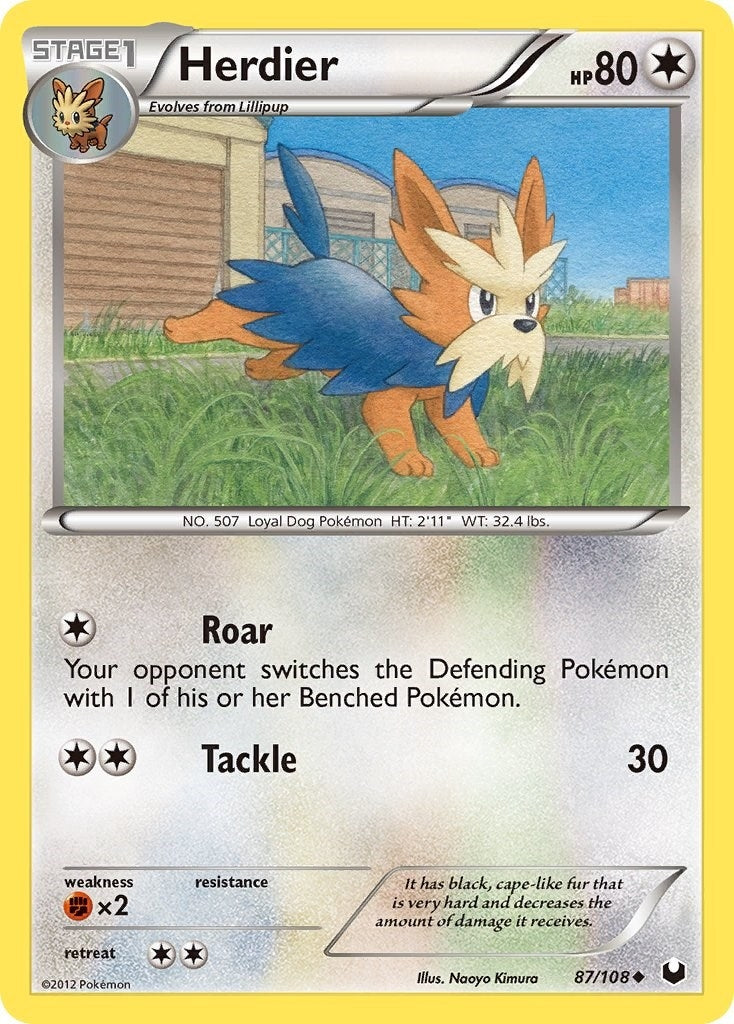 Image for Herdier (87/108) (Dark Explorers) (DEX) - Pokemon