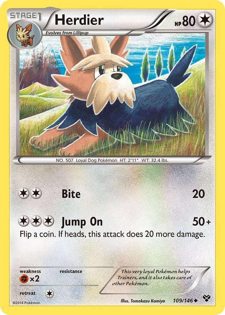 Image for Herdier (109/146) (XY Base Set) (XY) - Pokemon