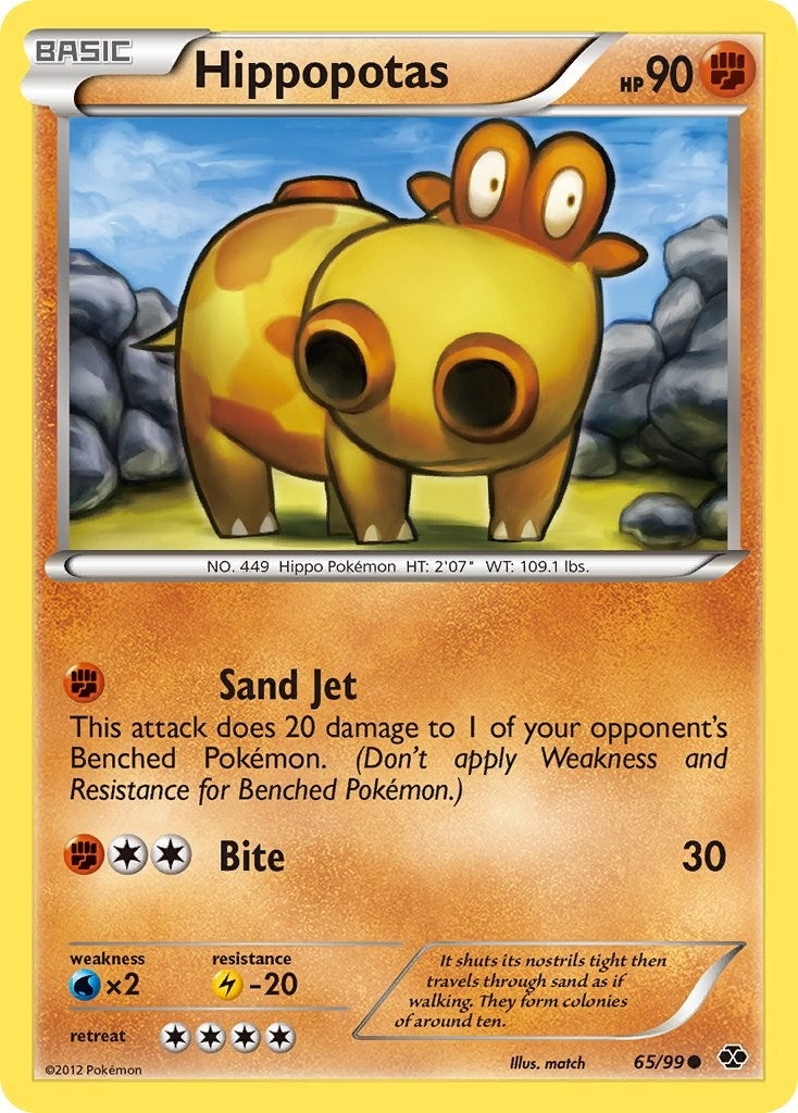 Image for Hippopotas (65/99) (Next Destinies) (NXD) - Pokemon