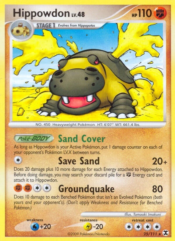 Image for Hippowdon (25/111) (Rising Rivals) (RR) - Pokemon