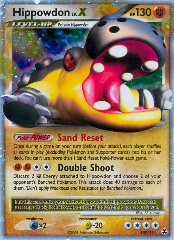 Image for Hippowdon Lv.X (107/111) (Rising Rivals) (RR) - Pokemon
