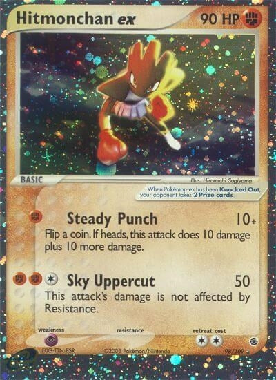 Image for Hitmonchan ex (98/109) (EX Ruby and Sapphire) (RS) - Pokemon