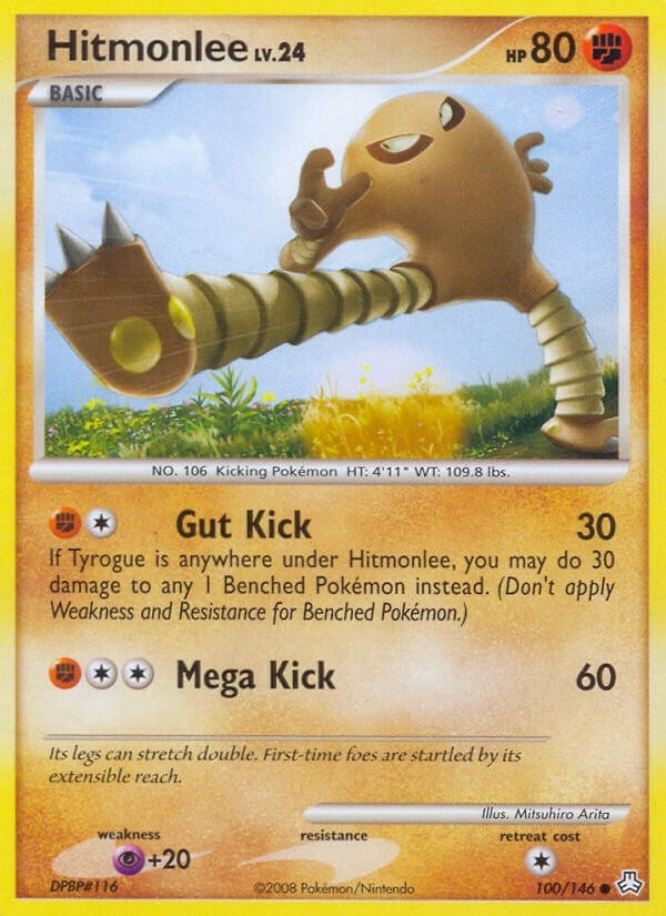 Image for Hitmonlee (100/146) (Legends Awakened) (LA) - Pokemon