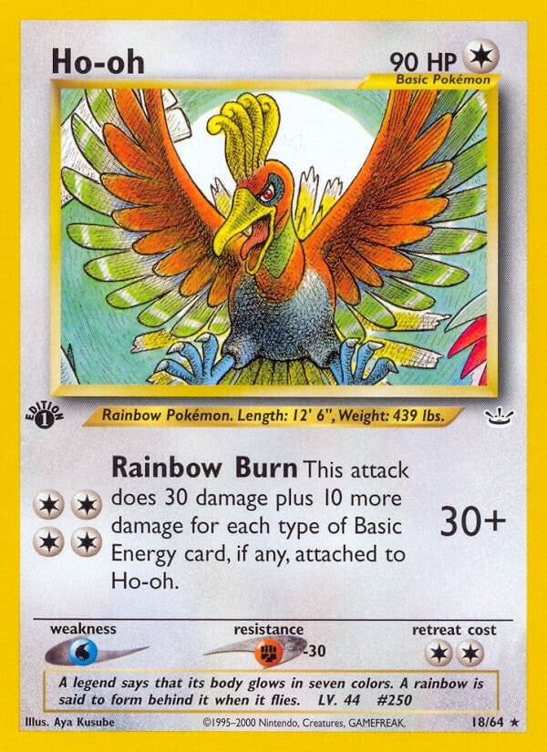 Image for Ho-oh (18) (18/64) (Neo Revelation) (N3) - Pokemon
