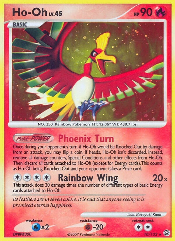 Image for Ho-Oh (10/132) (Secret Wonders) (SW) - Pokemon