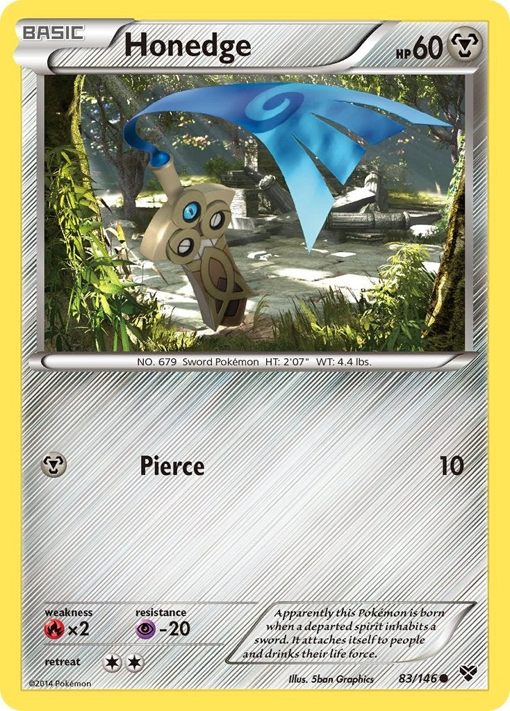 Image for Honedge (83/146) (XY Base Set) (XY) - Pokemon