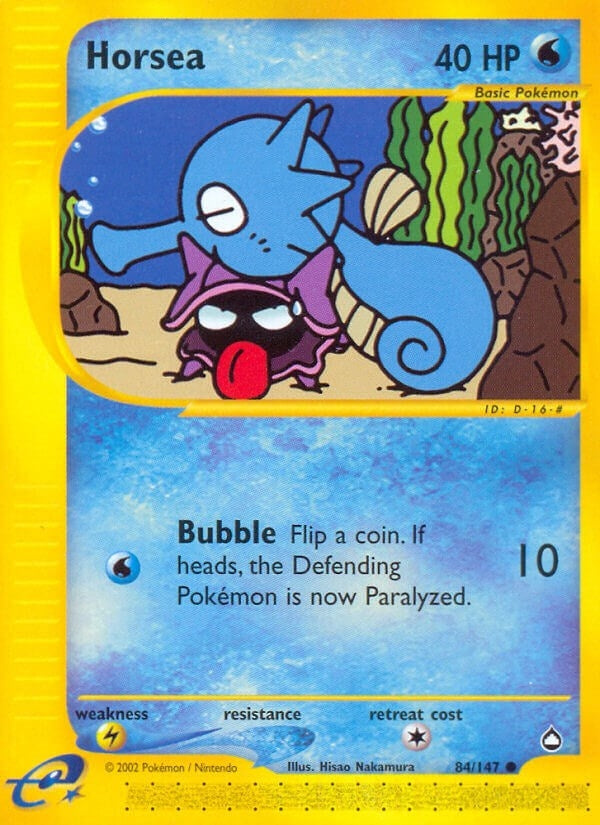 Image for Horsea (84) (084/147) (Aquapolis) (AQ) - Pokemon