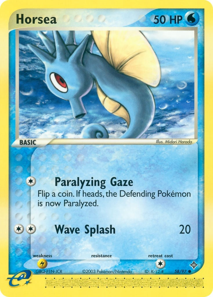 Image for Horsea (58/97) (EX Dragon) (DR) - Pokemon