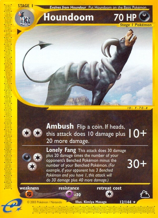Image for Houndoom (12) (012/144) (Skyridge) (SK) - Pokemon