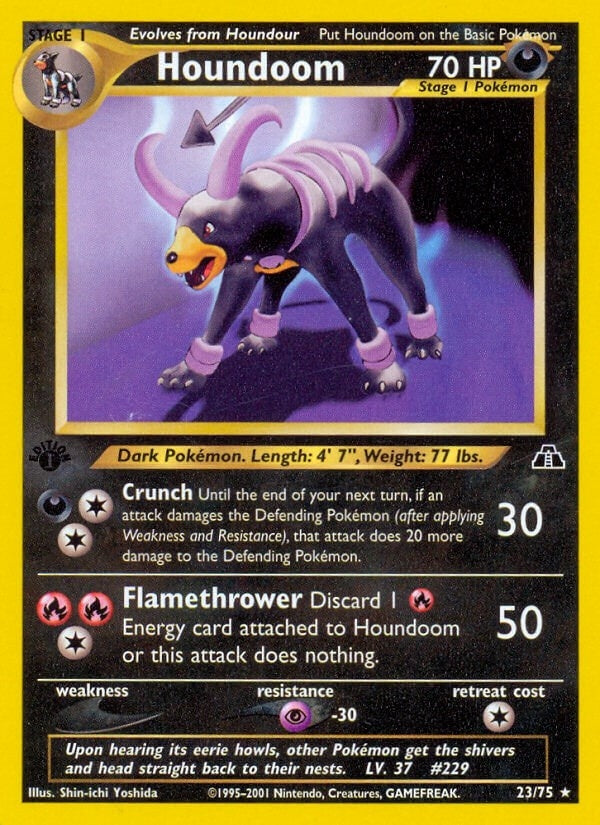 Image for Houndoom (23) (23/75) (Neo Discovery) (N2) - Pokemon