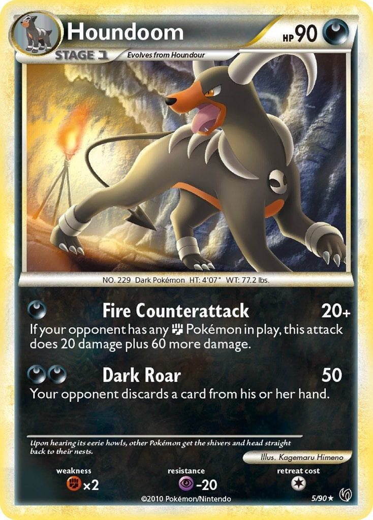 Image for Houndoom (5/90) (Undaunted) (UD) - Pokemon
