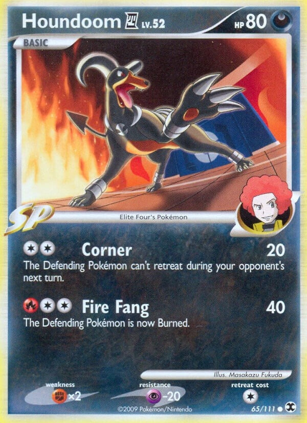 Image for Houndoom E4 (65/111) (Rising Rivals) (RR) - Pokemon