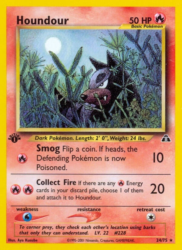 Image for Houndour (24) (24/75) (Neo Discovery) (N2) - Pokemon