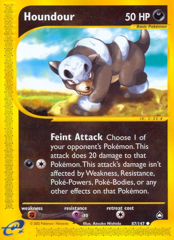 Image for Houndour (87) (087/147) (Aquapolis) (AQ) - Pokemon