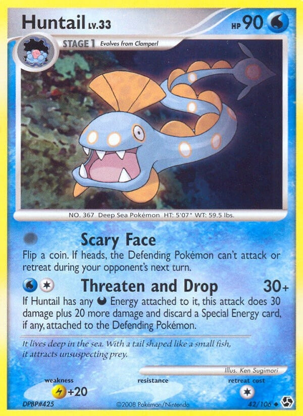Image for Huntail (42/106) (Great Encounters) (GE) - Pokemon