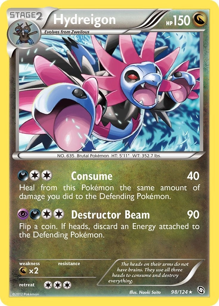 Image for Hydreigon (98) (98/124) (Dragons Exalted) (DRX) - Pokemon