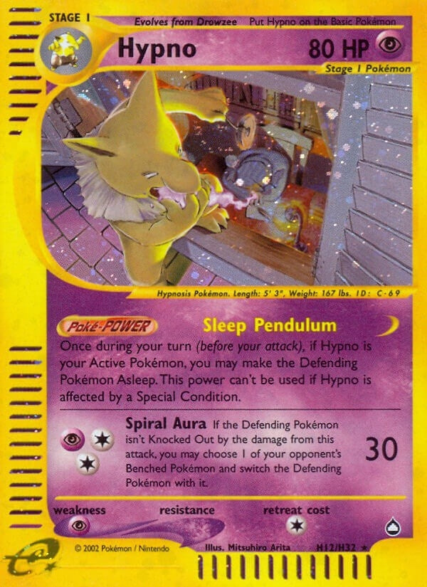 Image for Hypno (H12) (H12/H32) (Aquapolis) (AQ) - Pokemon