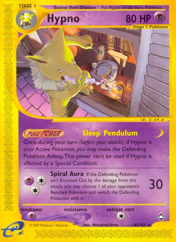 Image for Hypno (016/147) (Aquapolis) (AQ) - Pokemon