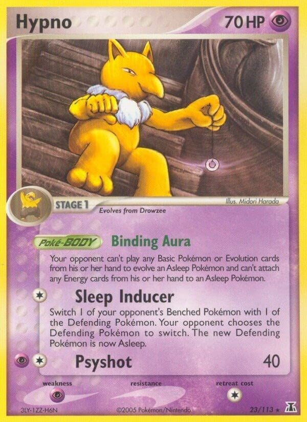 Image for Hypno (23/113) (EX Delta Species) (DS) - Pokemon