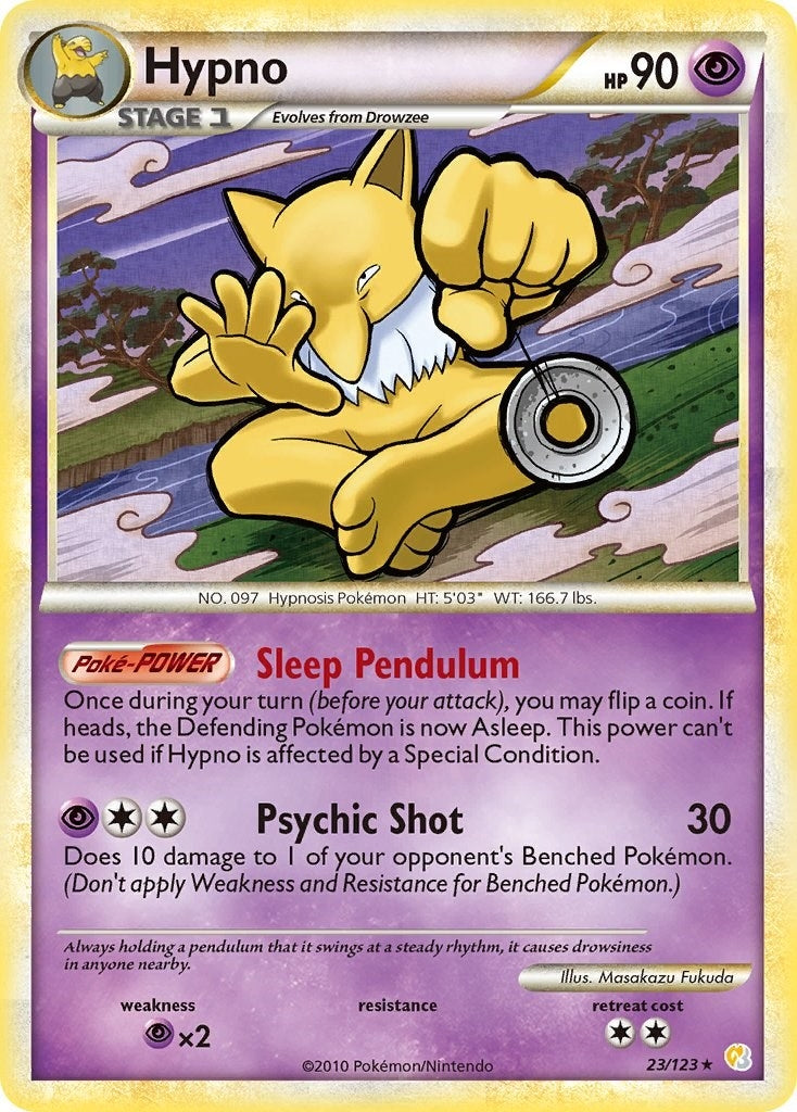 Image for Hypno (23/123) (HeartGold SoulSilver) (HS) - Pokemon