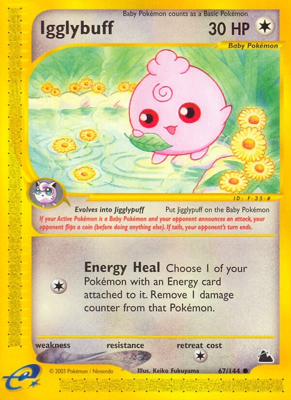 Image for Igglybuff (067/144) (Skyridge) (SK) - Pokemon