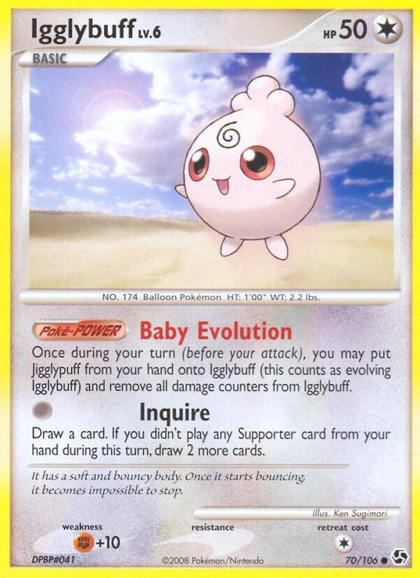 Image for Igglybuff (70/106) (Great Encounters) (GE) - Pokemon
