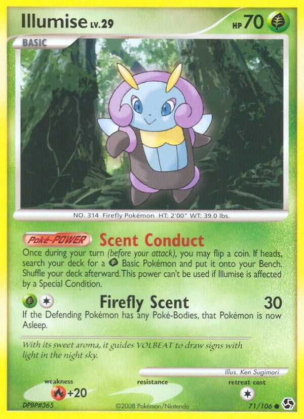 Image for Illumise (71/106) (Great Encounters) (GE) - Pokemon