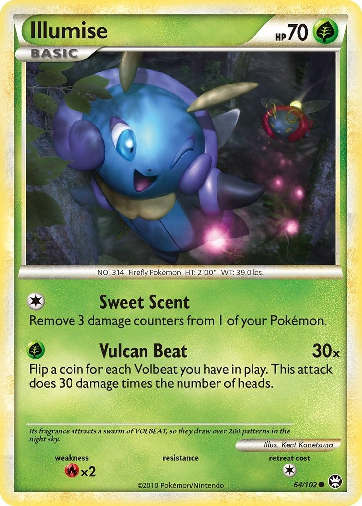 Image for Illumise (64/102) (Triumphant) (TM) - Pokemon