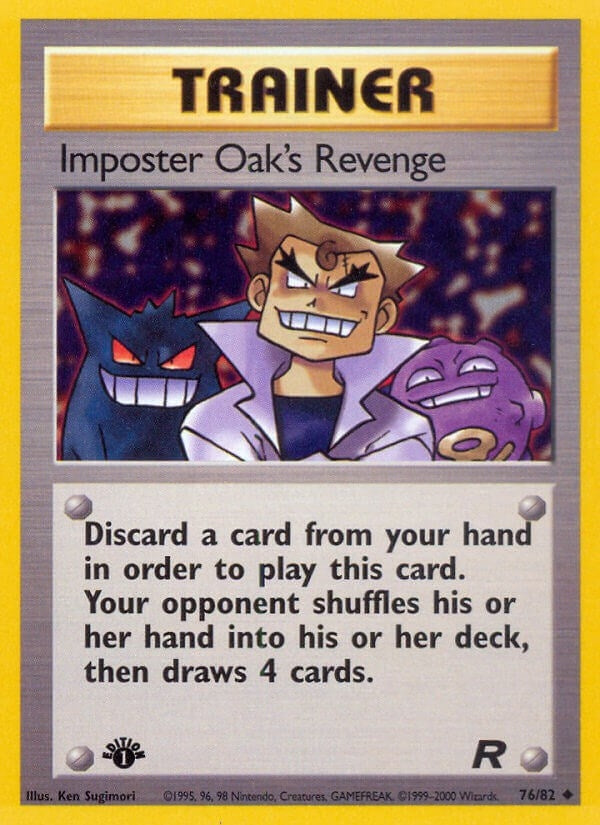 Image for Imposter Oak's Revenge (76/82) (Team Rocket) (TR) - Pokemon