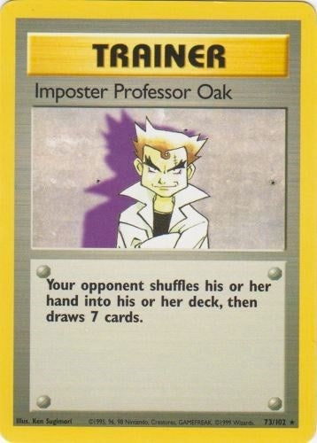 Image for Imposter Professor Oak (073/102) (Base Set) (BS) - Pokemon