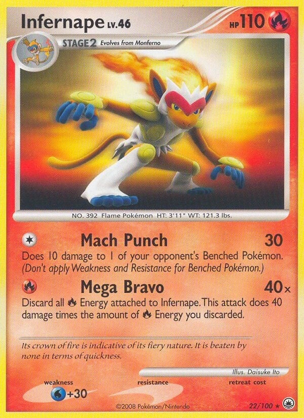 Image for Infernape (22/100) (Majestic Dawn) (MD) - Pokemon