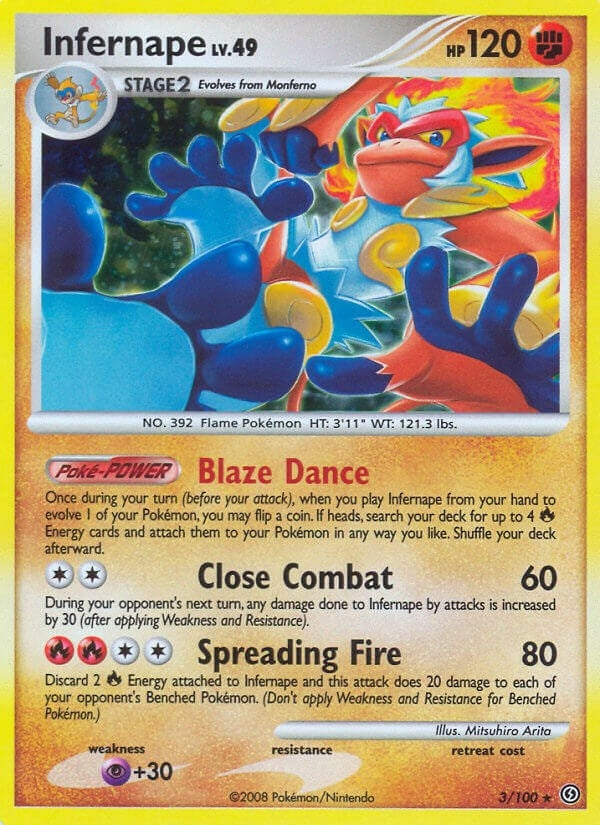 Image for Infernape (3/100) (Stormfront) (SF) - Pokemon