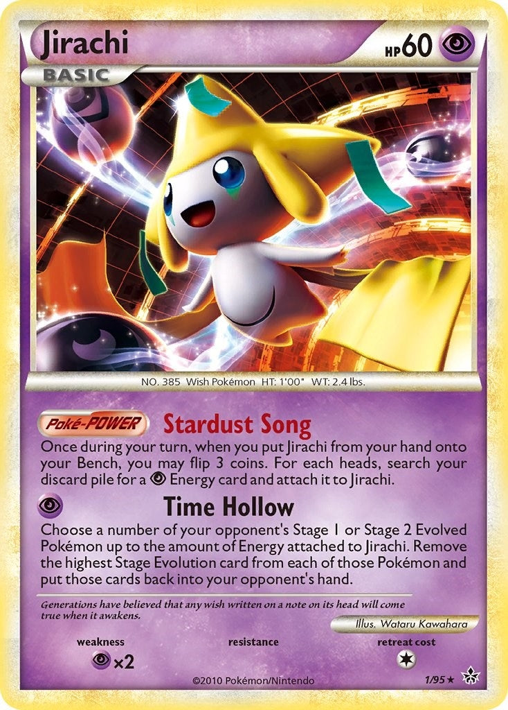 Image for Jirachi (1/95) (Unleashed) (UL) - Pokemon