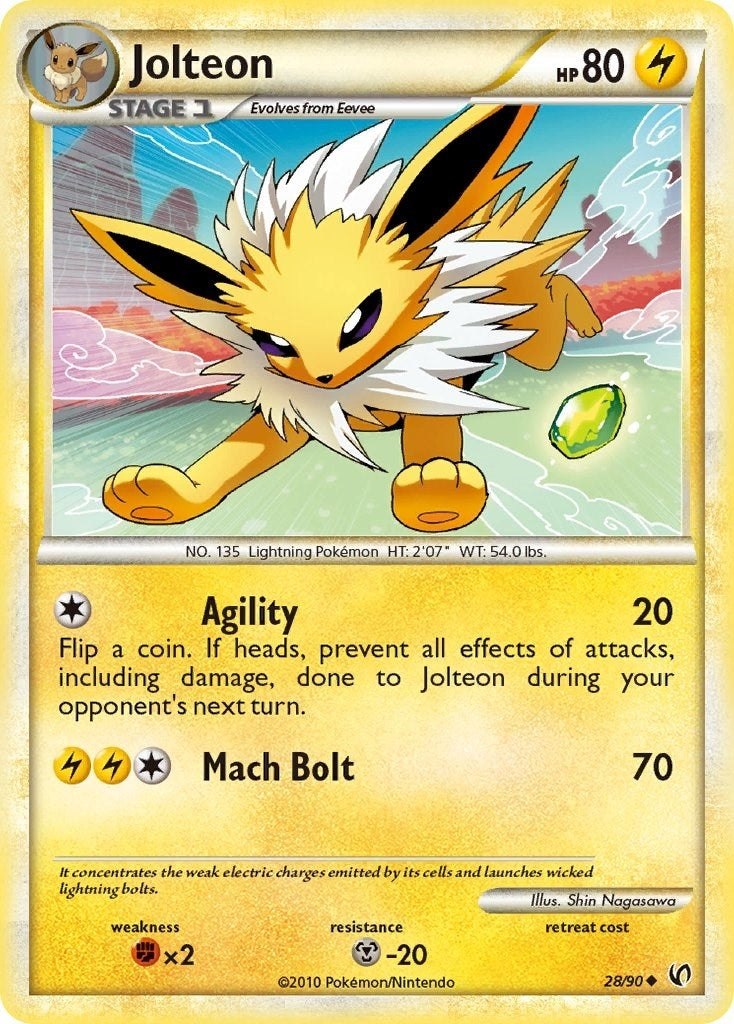Image for Jolteon (28/90) (Undaunted) (UD) - Pokemon